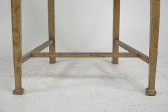 G M Ellwood for J S Henry. A Rare Satin Birch Arts and Crafts inlaid Armchair. - Thumbnail 10