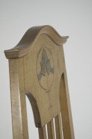G M Ellwood for J S Henry. A Rare Satin Birch Arts and Crafts inlaid Armchair. - Thumbnail 13