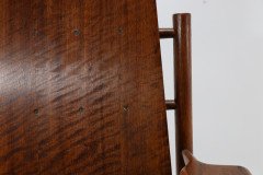 A Scandinavian Style Designer Solid Oak Armchair with a Laminated Back and Seat. - Thumbnail 11