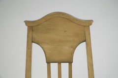 G M Ellwood for J S Henry. A Rare Satin Birch Arts and Crafts inlaid Armchair. - Thumbnail 14