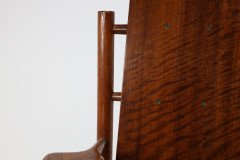 A Scandinavian Style Designer Solid Oak Armchair with a Laminated Back and Seat. - Thumbnail 12