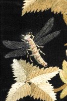 E. W. Godwin, attributed. An Anglo-Japanese Three-fold Screen with Birds Amidst Foliage - Thumbnail 12