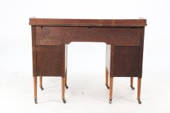 Waring and Gillow. an Arts and Crafts Bow Fronted Kneehole Twin Pedestal Desk - Thumbnail 8