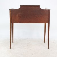 Wylie and Lochhead (attributed). a Good Arts and Crafts Oak Desk with a New Leather Writing Area - Thumbnail 8