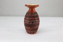 Guy Sydenham for Poole Pottery, Hand Thrown Clay Terracotta Studio Vase - Thumbnail 2
