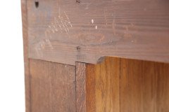 Waring and Gillow. an Arts and Crafts Bow Fronted Kneehole Twin Pedestal Desk - Thumbnail 14