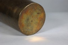A Large Austrian Secessionist Hand Formed Brass Vase - Thumbnail 10
