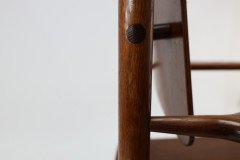 A Scandinavian Style Designer Solid Oak Armchair with a Laminated Back & Seat - Thumbnail 23