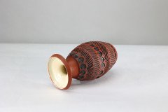 Guy Sydenham for Poole Pottery, Hand Thrown Clay Terracotta Studio Vase - Thumbnail 6