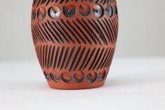 Guy Sydenham for Poole Pottery, Hand Thrown Clay Terracotta Studio Vase - Thumbnail 11