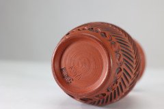Guy Sydenham for Poole Pottery, Hand Thrown Clay Terracotta Studio Vase - Thumbnail 12