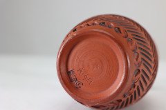Guy Sydenham for Poole Pottery, Hand Thrown Clay Terracotta Studio Vase - Thumbnail 13