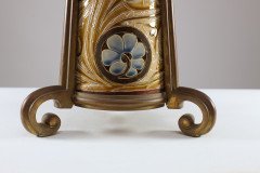 Stoneware and Brass Table Lamp by Edith Lupton - Thumbnail 4