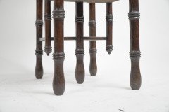 Thomas Jeckyll. a Pair of Anglo Japanese Side Tables Inset with Sunflower Tiles. - Thumbnail 13