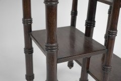 Thomas Jeckyll. a Pair of Anglo Japanese Side Tables Inset with Sunflower Tiles. - Thumbnail 17