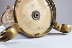 Stoneware and Brass Table Lamp by Edith Lupton - Thumbnail 13