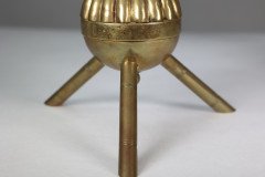 Dr C Dresser Attributed Benham and Froud, a Pair of Brass Fire Dogs - Thumbnail 11