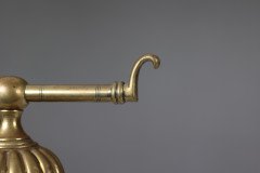 Dr C Dresser Attributed Benham and Froud, a Pair of Brass Fire Dogs - Thumbnail 14