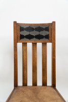 George Montague Ellwood Arts & Crafts Oak Sideboard & 8 Matching Dining Chairs - Thumbnail 23