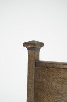 Norman & Stacey ( attributed. ). An Arts & Crafts Oak High Back Chair with Shaped Back - Thumbnail 6