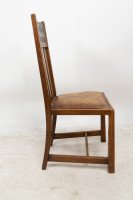 George Montague Ellwood Arts & Crafts Oak Sideboard & 8 Matching Dining Chairs - Thumbnail 25