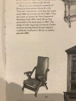 Charles Bevan Marsh Jones & Cribb, Gothic Revival New Registered Reclining Chair - Thumbnail 3