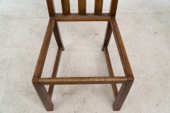 George Montague Ellwood Arts & Crafts Oak Sideboard & 8 Matching Dining Chairs - Thumbnail 31