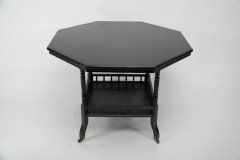 Gillow and Co. probably – Aesthetic Movement Ebonised Walnut Centre Table - Thumbnail 2