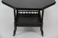 Gillow and Co. probably – Aesthetic Movement Ebonised Walnut Centre Table - Thumbnail 3
