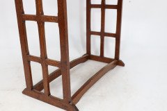An Arts and Crafts Cotswold School Drop Leaf Dining Table with Lattice Work Ends - Thumbnail 20