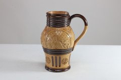 Royal Doulton Lambeth Gothic Revival a Comical Jug with Scenes of a Drunk Monk | Dickinson's Real Deal - Thumbnail 5