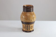 Royal Doulton Lambeth Gothic Revival a Comical Jug with Scenes of a Drunk Monk | Dickinson's Real Deal - Thumbnail 6
