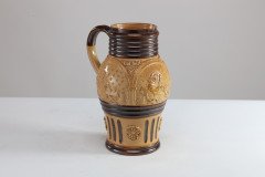 Royal Doulton Lambeth Gothic Revival a Comical Jug with Scenes of a Drunk Monk | Dickinson's Real Deal - Thumbnail 7
