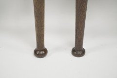 Liberty & Co. a Pair of William Birch Arts & Crafts Oak Rush Seat Dining Chairs - Thumbnail 9