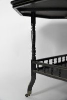 Gillow and Co. probably – Aesthetic Movement Ebonised Walnut Centre Table - Thumbnail 11