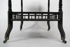 Gillow and Co. probably – Aesthetic Movement Ebonised Walnut Centre Table - Thumbnail 13