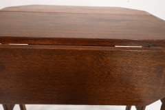 An Arts and Crafts Cotswold School Drop Leaf Dining Table with Lattice Work Ends - Thumbnail 25