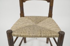 William Birch for Liberty & Co – Pair of Arts and Crafts Oak Rush Seat Chairs - Thumbnail 12