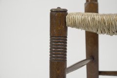 William Birch for Liberty & Co – Pair of Arts and Crafts Oak Rush Seat Chairs - Thumbnail 14