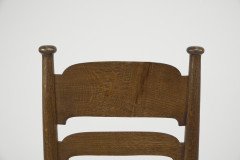 Liberty & Co. a Pair of William Birch Arts & Crafts Oak Rush Seat Dining Chairs - Thumbnail 20