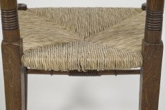 Liberty & Co. a Pair of William Birch Arts & Crafts Oak Rush Seat Dining Chairs - Thumbnail 21