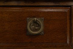 Liberty & Co Attr. an English Arts & Crafts Oak Sideboard with Carved Decoration - Thumbnail 6