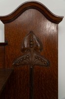 Liberty & Co Attr. an English Arts & Crafts Oak Sideboard with Carved Decoration - Thumbnail 10