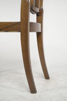 George Walton. a Rare Arts & Crafts Philippines Cane Chair with Serpentine Back - Thumbnail 25