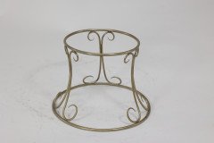Arts and Crafts Style Silver-Plated Punch Bowl on Scroll Stand with Ladle - Thumbnail 11