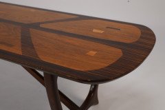 Heals. a Single Mid- Century " Long Tom" Coffee Table with Various Inlaid Woods. - Thumbnail 7
