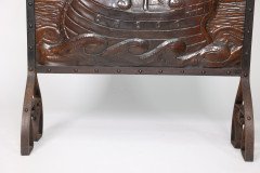 John Pearson (attributed) for Liberty and Co. an Arts and Crafts Wrought Iron and Copper Firescreen - Thumbnail 10