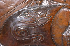 John Pearson, attributed. For Liberty & Co., An Arts & Crafts Wrought Iron & Copper Firescreen - Thumbnail 8