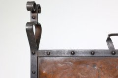 John Pearson (attributed) for Liberty and Co. an Arts and Crafts Wrought Iron and Copper Firescreen - Thumbnail 4