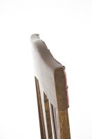 Liberty & Co. Attri. an Arts & Crafts Oak Chair with Shaped Padded Headrest and Pewter Heart Inlay - Thumbnail 20